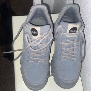 GREY LOW PLATFORM BUFFALO LONDON SNEAKERS